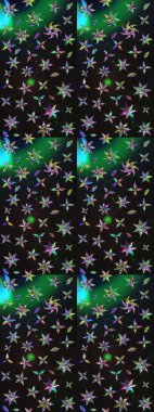 Raster Güzel kumaş deseni. Çiçek arkaplan ile soyut zarafet çizim deseni.