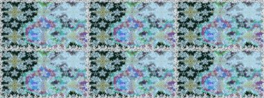 Sevimli çiçek desenli küçük çiçek. Raster resim. Sorunsuz.
