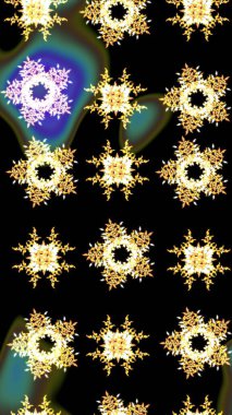 Kar tanesi raster arka planı. Meteoroloji buz koleksiyonu. Kış siyahı, sarı ve kahverengi Noel kar beyazı kristal element. Xmas Frost kar taneleri izole edilmiş siluet sembolü. Raster çizimi..