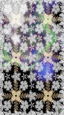 Çok renkli, zarif küçük çiçekler ve gri renkli komik böcekler, raster desen, illüstrasyon.