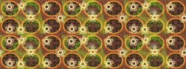 Tebrik kartı geçmişi, boyama kitabı, arkaplan ve tekstil için kullanılabilir. Kusursuz süs izi. Raster Henna tarzı. Sınır Kızılderili çiçekli paisley patten. Etnik Mandala havlusu.