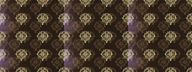 Altın antika ortaçağ dekoratifi, kahverengi, gri ve bej renklerinde altın desenli süslemeler ve yapraklar. Kusursuz kraliyet lüksü, altın barok kumaş rengi..