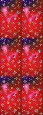 Hoş bir çiçek geçmişi var. Raster illüstrasyonu. Küçük bir çiçekte eskiz deseni. Güzel kumaş deseni.