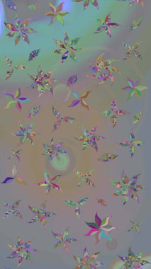 Eskiz tarzı gri ve bej renklerde. El yapımı çiçek ve bitki koleksiyonu. Raster illüstrasyonu. Şirin karalamalı çiçek desenli çizim. Raster illüstrasyonu.