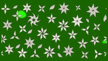 Elle boyanmış suluboya resim çizimleri, çiçekler ve bitkiler. Yeşil ve nötr renkte çiçekler.