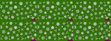 Tekstil ve kapak tasarımı için mükemmel. Yeşil ve nötr renklerde çiçekler. Doodle tarzı. Elle çizilmiş sonbahar çiçeği deseni. Renkli yeşil ve nötr çizim deseni.