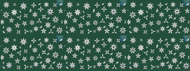 Yeşil ve nötr renklerde çiçekler. Renkli Bahar Teması eskiz kalıbı. Düz Çiçek Elementleri Tasarımı. Raster illüstrasyonunda çiçek deseni çizimi.