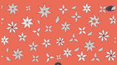 Güzel, parlak, pürüzsüz kumaş, tuval. Raster illüstrasyonu. Eski moda arka plan. Çiçek çelengi. Kıvırcık, parlak örgü. Desen, çizim, çiçek sınırı..