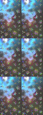 Klasik çiçek desenli. Yumuşak pamuk tasarımı. Paketleme, tekstil, duvar kâğıdı için çiçek eskizi. Yumuşak fayans. Raster taze dokusu.