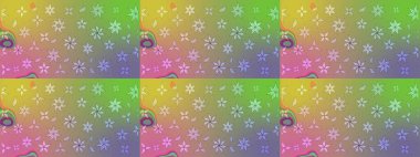 Arkaplan dokusu, duvar kağıdı, çiçek teması tarafsız ve yeşil renklerde. Kabile sanatı boho baskısı, klasik çiçek arkaplanı. Soyut etnik raster çizim kalıbı.