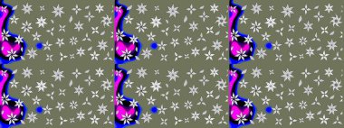 Sınır Kızılderili çiçekli paisley patten. Raster Henna tarzı. Taslak süsleme izi. Tebrik kartı geçmişi, boyama kitabı, arkaplan ve tekstil için kullanılabilir. Etnik Mandala havlusu.