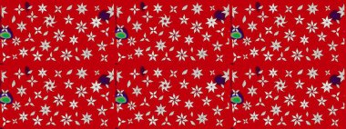 Moda baskıları için zarif bir şablon. Küçük renkli çiçekler. Küçük çiçekte güzel bir desen. Kırmızı ve tarafsız çiçekli bahar çiçekleri. Motley illüstrasyonu.