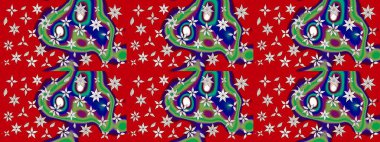 Modaya uygun kumaş deseni. Tony 'nin kumaş kalıbını çiz. Küçük çiçekteki sevimli çiçek deseni. Raster illüstrasyonu.