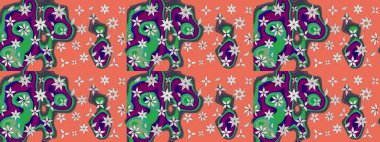 Bahar mevsimi. Nazik romantik baskı. Raster güzel bir çiçek deseni çizmiş. Tatil havası..