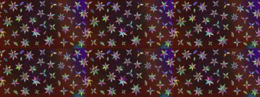 Eskiz klasiği. Renkli Bahar Teması eskiz kalıbı. Düz Çiçek Elementleri Tasarımı. Raster Şirin kumaş deseni.