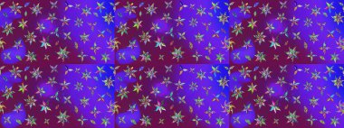 Bahar çiçekleri dallı desen, mor renkler ve çiçek silueti. Raster deseni.