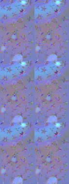 Raster güzel bir çiçek deseni çizmiş. Nazik romantik baskı. Tatil havası. Bahar mevsimi.