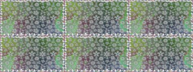 Küçük çiçekteki sevimli çiçek deseni. Gri renkli çiçekler.