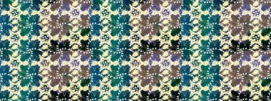 Çizgisiz desen. Şirin çiçekler. Raster Moda kumaş deseni.