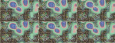 Çiçek duvar kâğıdı. Renkli, pürüzsüz desen. Raster illüstrasyonu. Çiçek arkaplan. Tarafsız renklerde şirin tekstil.