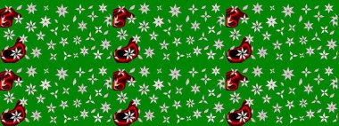 Anti-stres için soyut örnek sayfası. Yeşil renklerde. Raster illüstrasyonu.