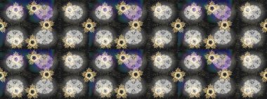 Düşen Noel stili kar taneleri. Güzel raster grisi, nötr ve bej kar taneleri renkli bir arkaplanda izole edilmiş. Kar taneleri, kar yağışı. Görüntü.