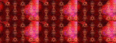 Raster resim. Kar tanesi renkli desen. Snowflakes desen. Raster kar taneleri arka plan. Renk arka plan üzerinde izole soyut kar taneleri ile düz tasarım.