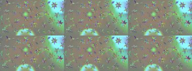 Suluboya çizim kalıbı. Dekorasyon ve tasarım için güzel bir desen. Moda baskısı. Çiçeğin suluboya çizimlerinin mükemmel deseni. Eski model. Raster illüstrasyonu.