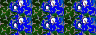 Düz renkli arka plan üzerinde izole kar taneleri tasarımı. Kar taneleri arka plan. Raster resim. Snowflakes desen. Kar tanesi dekoratif desen.