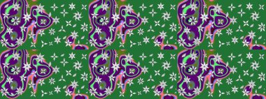 Güzel kumaş deseni. Çiçek arkaplan. Çizim raster deseni.