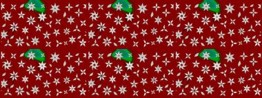 Kırmızı ve nötr renklerde çiçekler. Çiçekli karalama şeklinde Raster çiçek deseni. Yumuşak, yaz çiçekli arka plan.