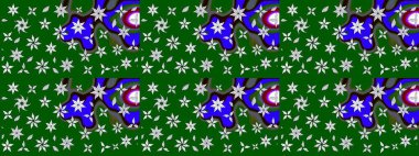 Çiçekli eskiz deseni. Yeşil ve nötr renklerde çiçekler. Suluboya çizimi. El çizimi.