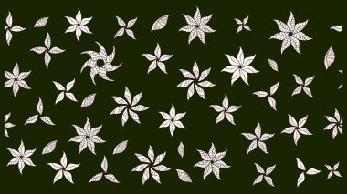 Çiçekli çiçek deseni, suluboya. Raster deseni. Süslü kumaş deseni.