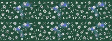 Renkli Bahar Teması eskiz kalıbı. Eskiz klasiği. Raster Şirin kumaş deseni. Düz Çiçek Elementleri Tasarımı.