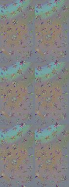 Güzel kumaş deseni. Güzel suluboya yaz çiçekleri deseni..