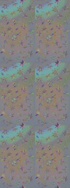 Güzel kumaş deseni. Güzel suluboya yaz çiçekleri deseni..