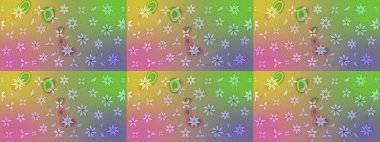 Güzel kumaş deseni. Hoş bir çiçek geçmişi var. Raster illüstrasyonu. Küçük çiçekte çizim deseni.