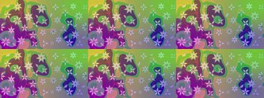 Taşralı şıklığı. Tekstil, duvar kâğıdı, kapaklar, yüzey, baskı, hediye paketi, hatıra defteri, dekupaj. Özgürlük stili Millefleur 'lar. Küçük yabani çiçeklerdeki halk modelini çiz..