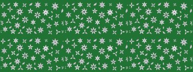 Düz Çiçek Elementleri Tasarımı. Sketch Colour Spring Theme eskiz kalıbı. Sevimli çiçek raster deseni. Yeşil ve nötr renkte çiçekler.