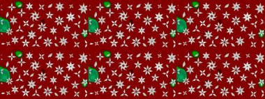 Hediye ambalaj kağıdı, tebrik kartları, posterler ve pankart tasarımı. Raster düz çiçek çizim deseni. Kırmızı ve nötr renkte çiçekler.