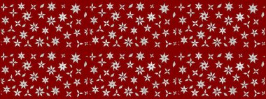 Çiçekli karalama şeklinde Raster çiçek deseni. Kırmızı ve nötr renklerde çiçekler. Yumuşak, yaz çiçekli arka plan.