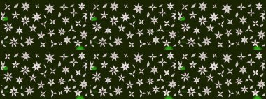 Raster illüstrasyonu. Gri ve nötr renklerde güzel bir tekstil. Suluboya çiçekli çiçek deseni.