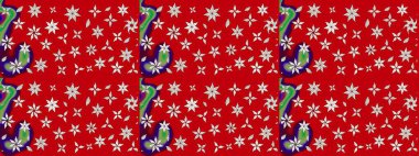 Süslü kumaş deseni. Raster deseni. Çiçekli çiçek deseni, suluboya..