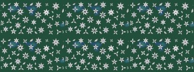 Renkli Bahar Teması eskiz kalıbı. Çiçeksel fantezi tasarımı ve parlak bir arka plan çizimi. Düz Çiçek Elementleri Tasarımı.