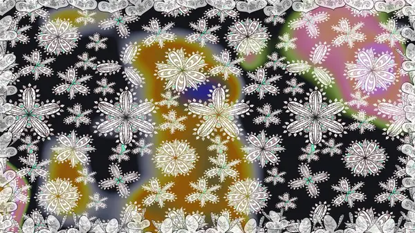 Güzel suluboya çiçek buketi pürüzsüz desen.