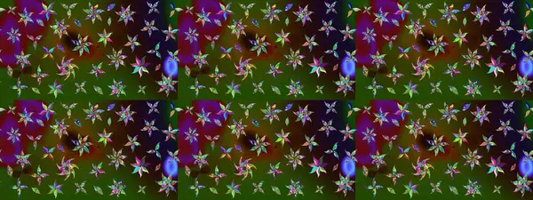 Suluboya çizim kalıbı. Dekorasyon ve tasarım için güzel bir desen. Çiçeğin suluboya çizimlerinin mükemmel deseni. Moda baskısı. Eski model. Raster illüstrasyonu.