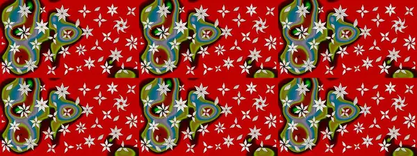 Raster deseni. Organik elementler. Botanik çizim kalıbı. Suluboya etkisi.