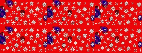 Nazik, narin çiçek arkaplanı. Çiçekli karalama şeklinde Raster çiçek deseni. Kırmızı ve nötr renkte çiçekler.