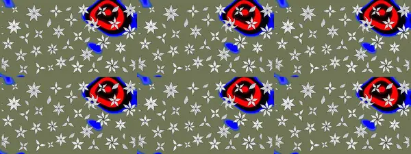 El yapımı çiçek ve bitki koleksiyonu. Raster illüstrasyonu. Şirin karalamalı çiçek desenli çizim. Eskiz stili yeşil ve nötr renklerde. Raster illüstrasyonu.