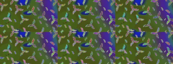 Düz kar karalama ikonları, yılbaşı afişi için kar taneleri silueti, kartlar. Yeşil, mavi ve menekşe renkleri üzerine şirin soyut kar taneleri raster tasarımı. Yeni yıl kar tanesi.